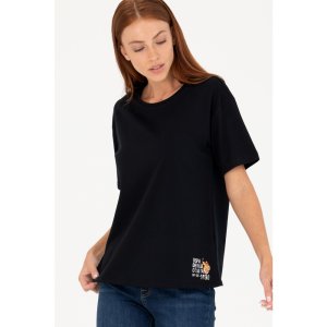 U.s. Polo Assn. Kadın Siyah Tişört